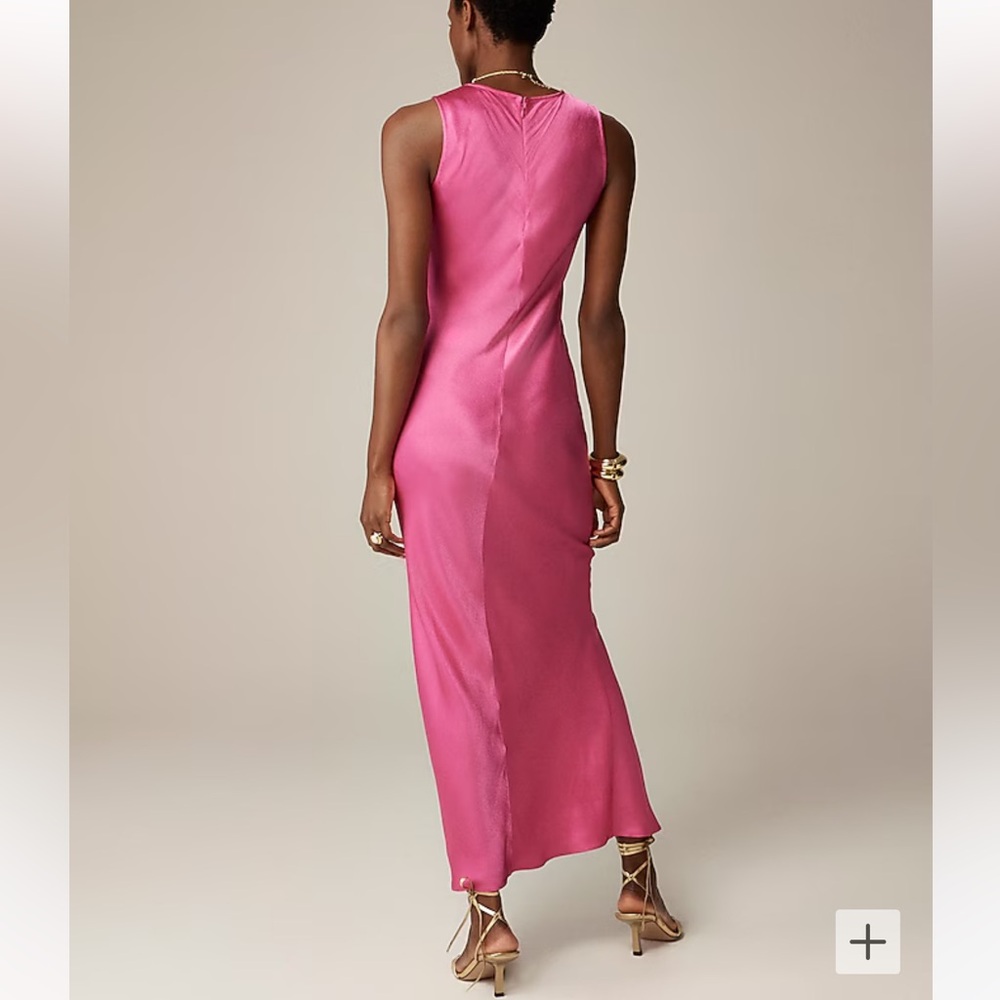 JCrew High neck slip dress